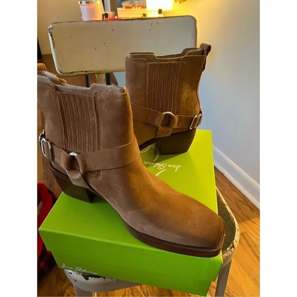 Sam Edelman Camel Suede Boot - Picture 8 of 12